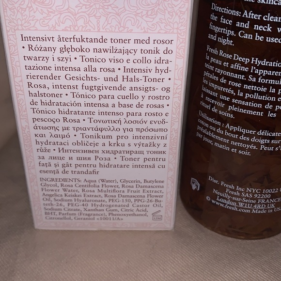 Fresh SEALED & NEW IN BOX Rose Deep Hydration Facial Toner with Rose Extract - Picture 7 of 8